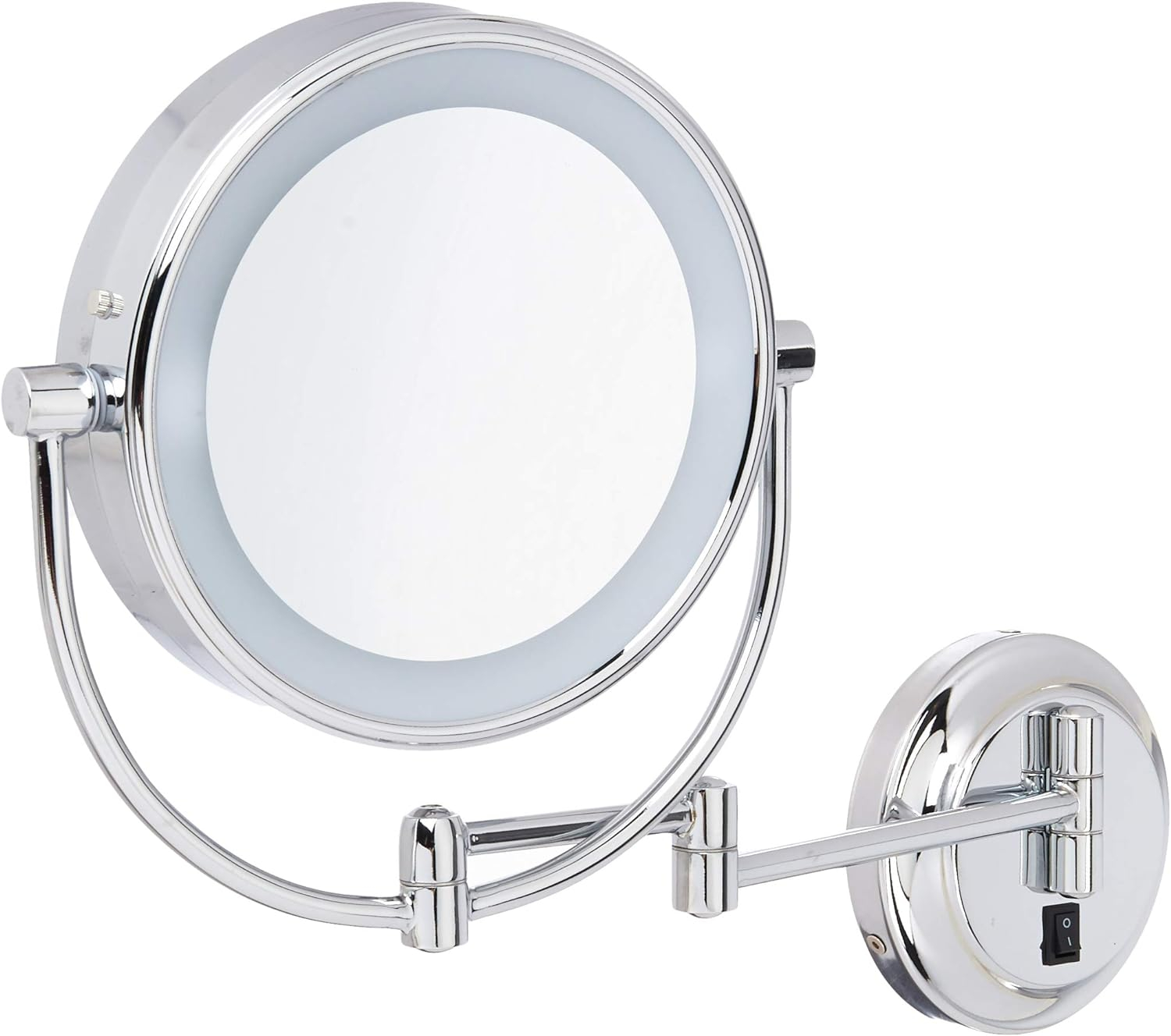 Kimball & Young Chrome Neomodern Led Lighted Wall Mirror-Hardwired ... intended for Styling Tips and Tricks for Your New Kimball Wall Mirror