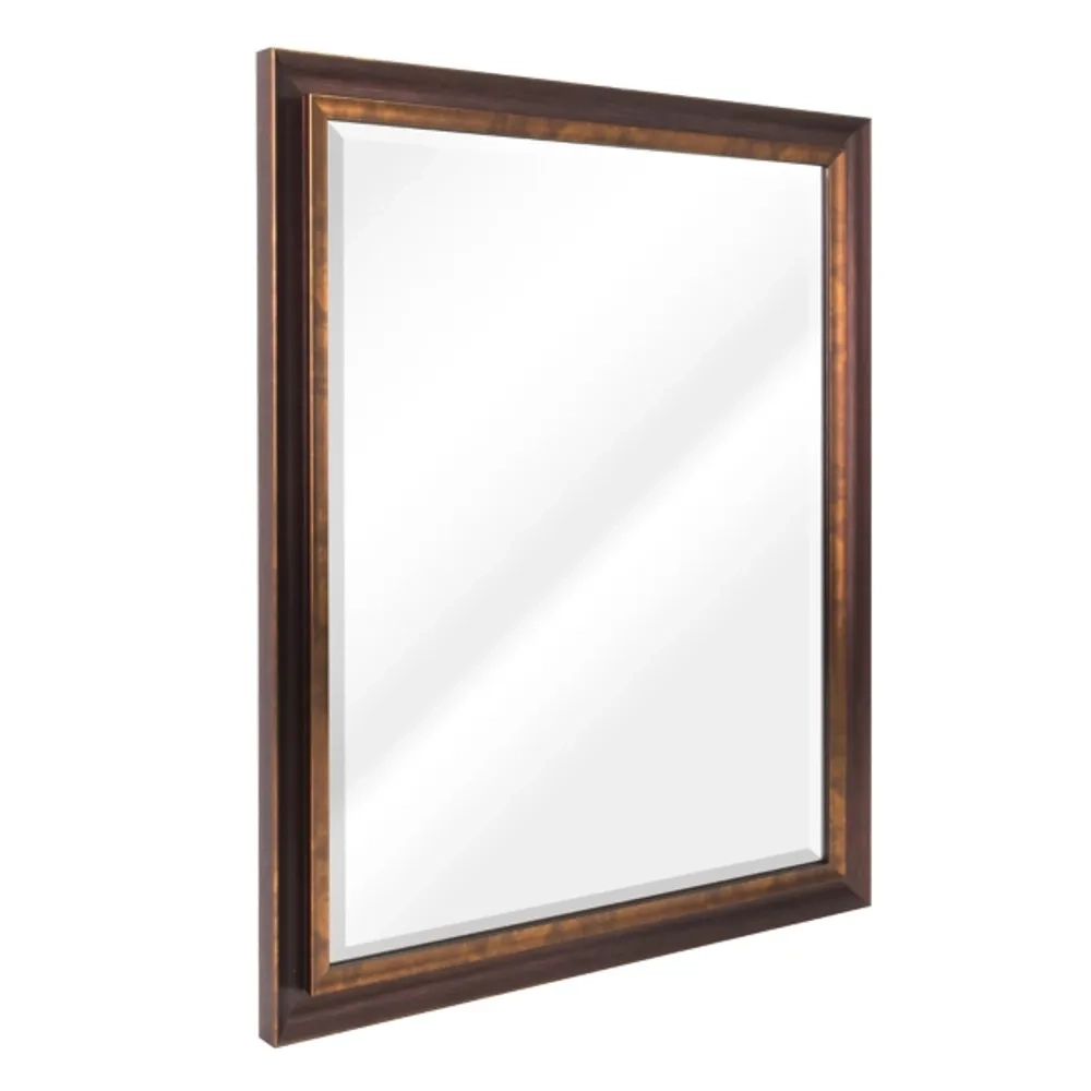Kirklands Oil Rubbed Bronze Beveled Framed Wall Mirror | Hamilton Place regarding Lauren Mirror, Oil Rubbed Bronze