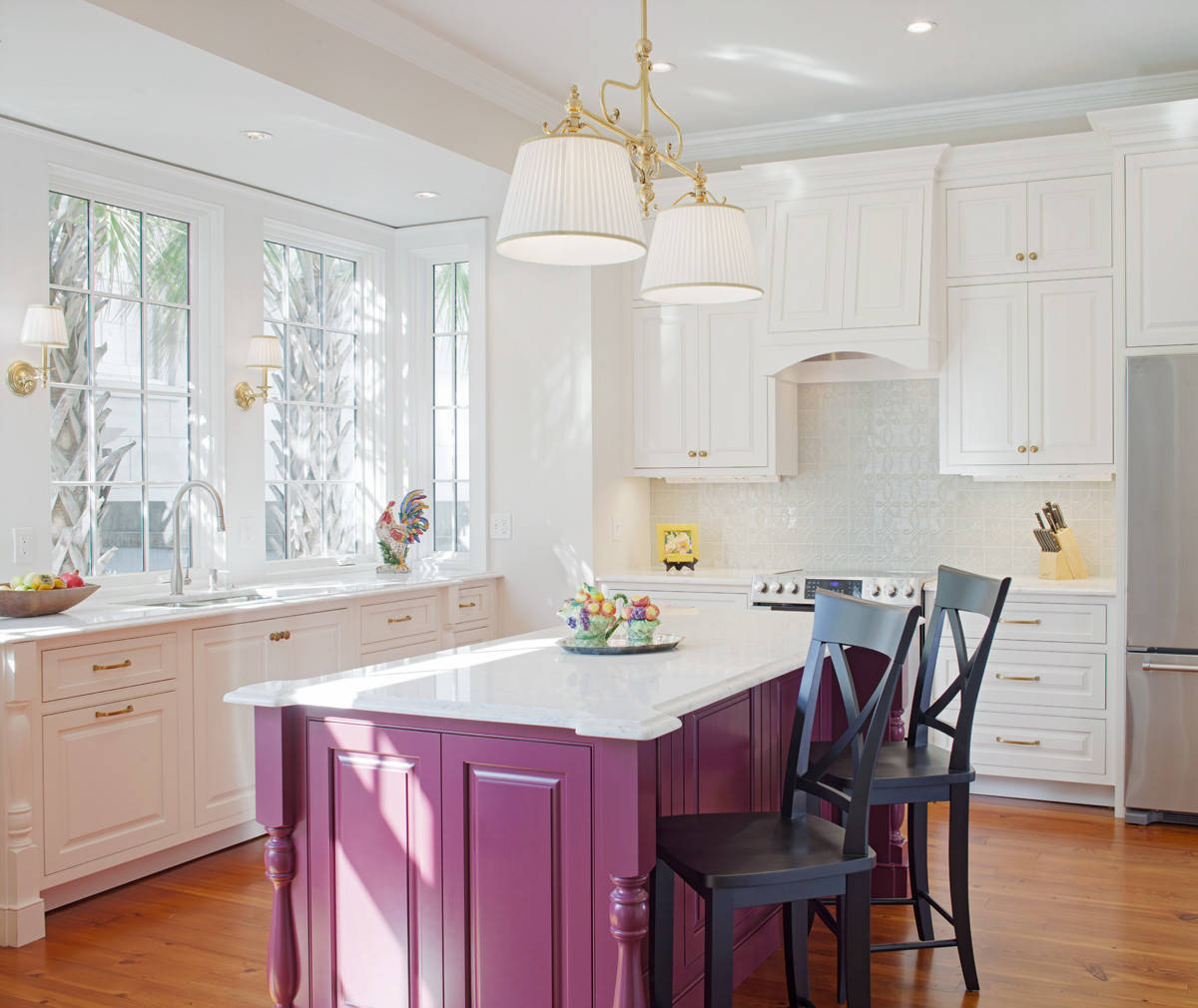 Kitchen Of The Week: Bye-Bye, Big Red Wall intended for Designing Kitchens That Embrace the Natural Landscape