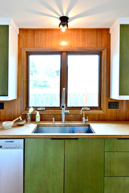 Kitchen Of The Week: Walls Come Down In A Colorful Midcentury Space intended for Step Inside a Midcentury Kitchen Where Color and Openness Reign