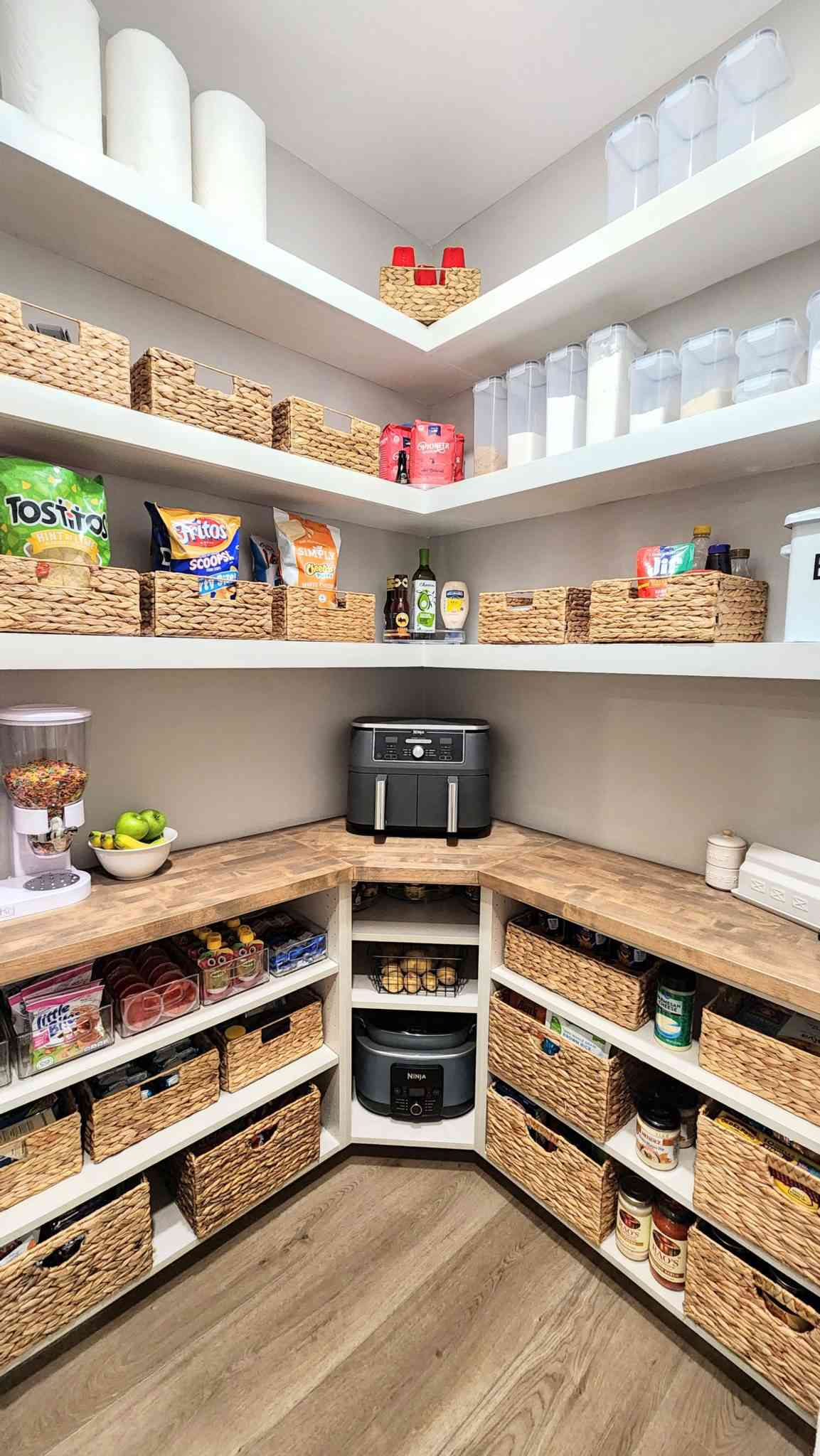 Kitchen Pantry Shelving Electrical Devices pertaining to Pantry Shelving Ideas