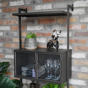 Large Industrial Wall Shelf Unit for A Deep Dive into the Brooklyn II Industrial Wall Shelf Design