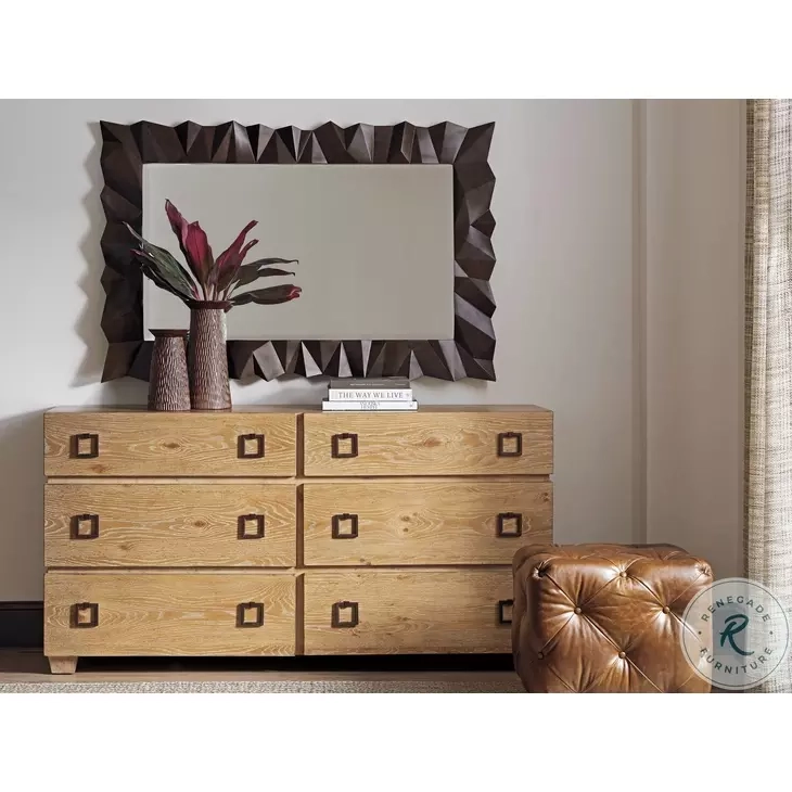 Los Altos Natural Oak Stain Armiston Double Dresser From Tommy Bahama ... within Armiston Double Dresser