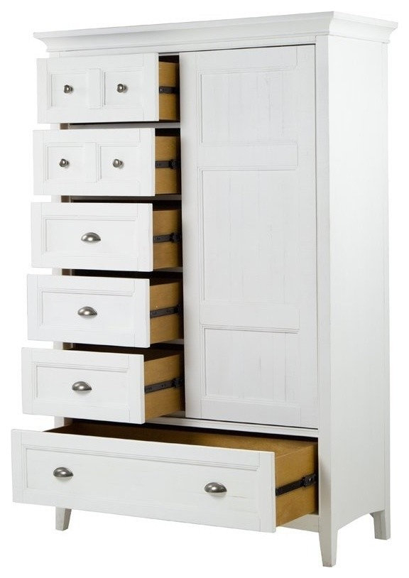 Magnussen Heron Cove Relaxed Traditional Soft White Sliding Door Chest - Transitional - Dressers ... regarding The Art of Reflection How the Magnussen Heron Cove Mirror Transforms Spaces