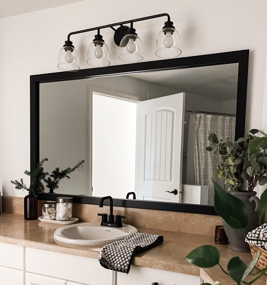 Meade Black Framed Mirror - Transitional - Bathroom Mirrors - By ... with Beyond the Screen Understanding the Impact of Black Mirror Frame