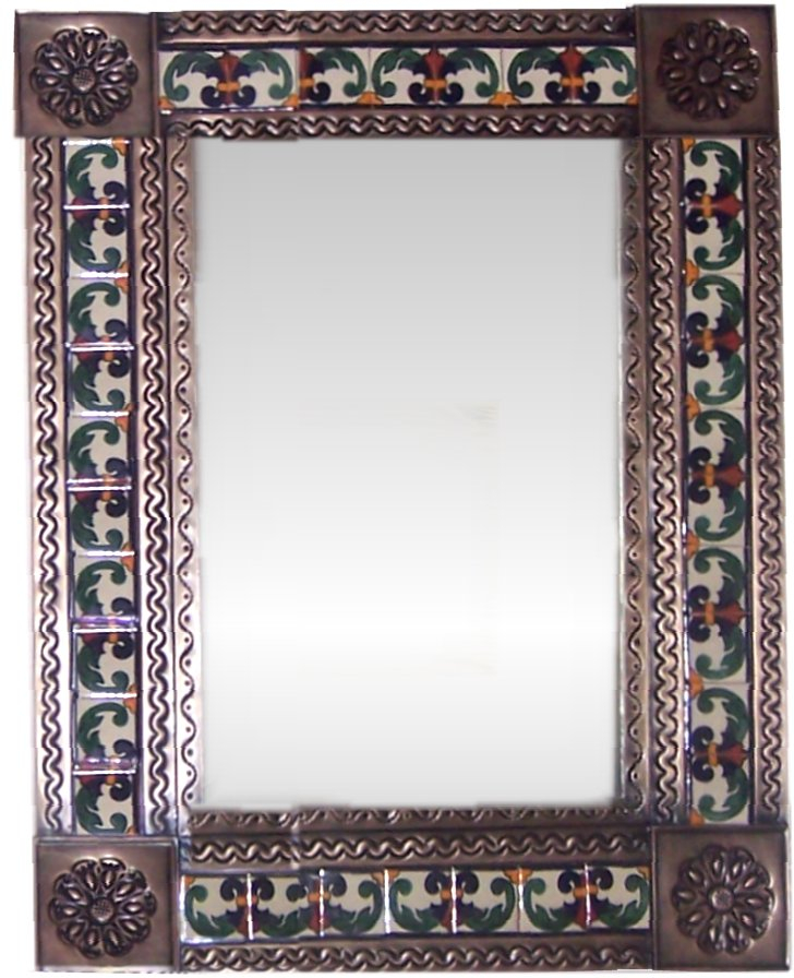 Medium Brown Greca Ii Mexican Tile Mirror within Finding the Perfect Medium Brown Sassari Tile Mexican Mirror for Your Decor
