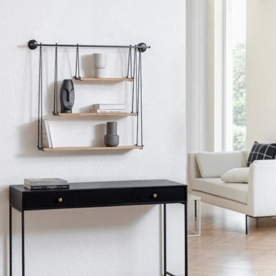 Mh London Luna 3 Tier Wall Shelf Floating Shelf Wall Mounted Shelf Book ... with Understanding the Design of the Luna Three Tier Shelf