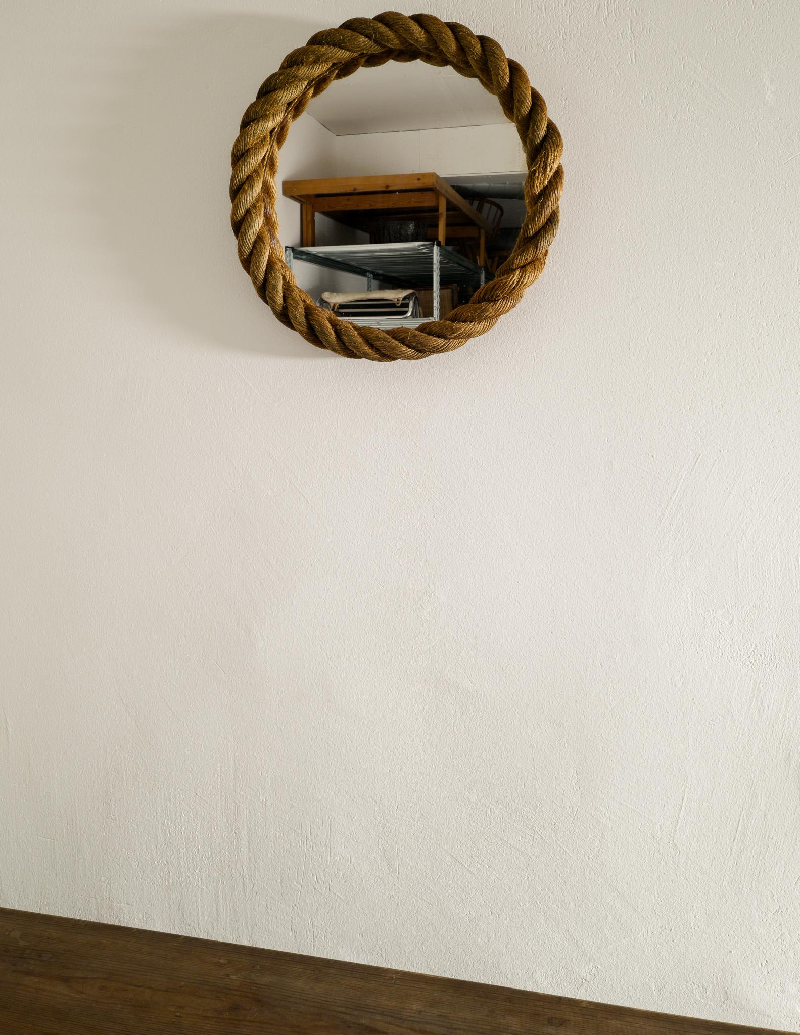 Mid Century Wall Mirror By Adrien Audoux And Frida Minet Produced In ... inside Frida Wall Mirrors A Guide to Integrating Iconic Design Into Your Space