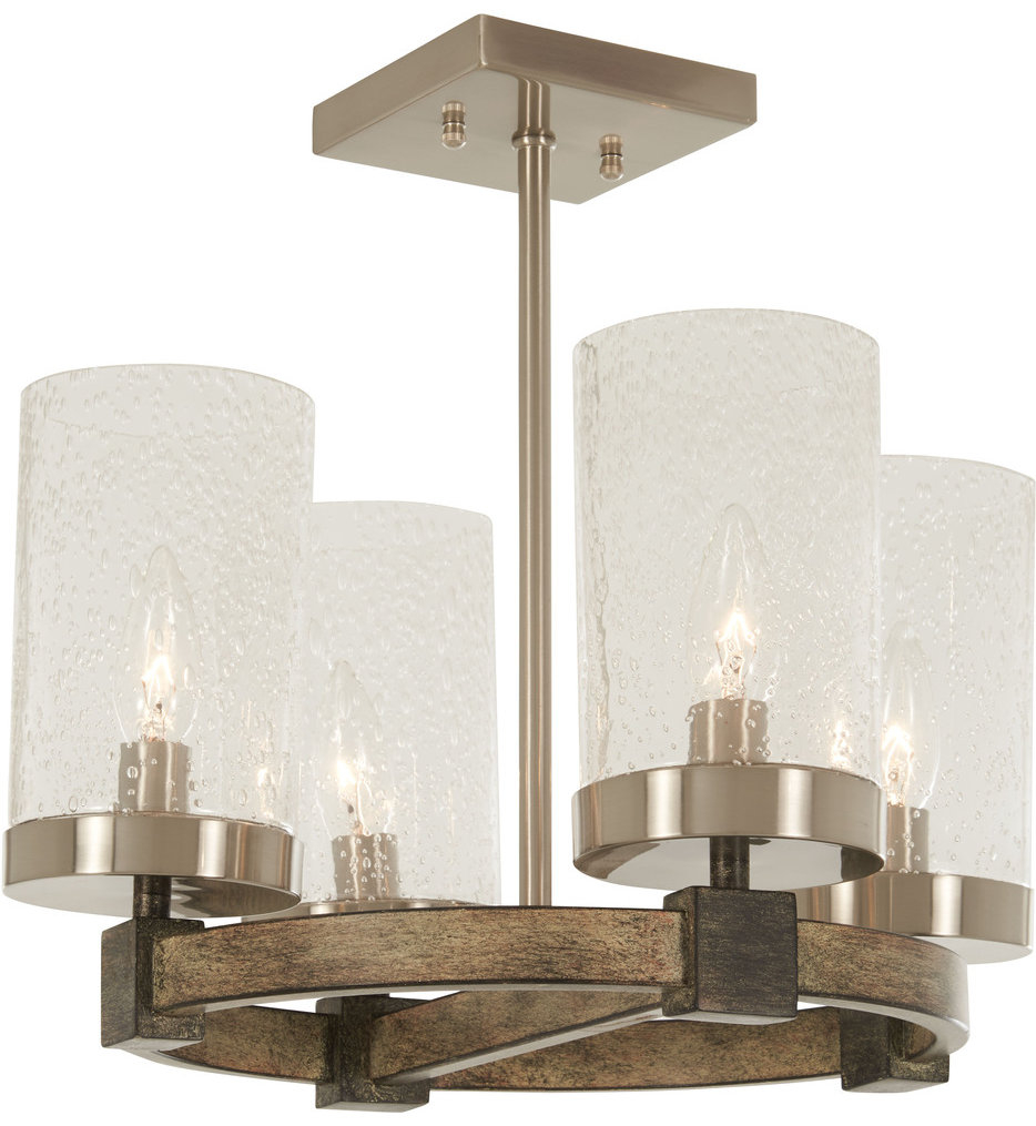 Minka-Lavery - 4635-106 - Bridlewood Island Light | Lamps.com pertaining to Minka Lavery Bridlewood 5 Light Island, Stone Grey / Brushed Nickel