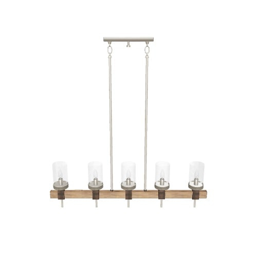 Minka Lavery Bridlewood 5-Light Stone Grey And Brushed Nickel Modern ... throughout Unveiling the Minka Lavery Bridlewood Island Light Its Design and Ambiance