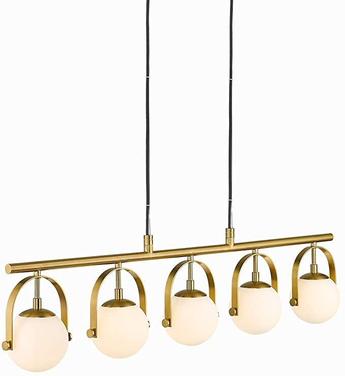 Modern Linear Pendant Light For Kitchen Island throughout How the LALUZ 6-Light Pendant Transforms Room Ambiance