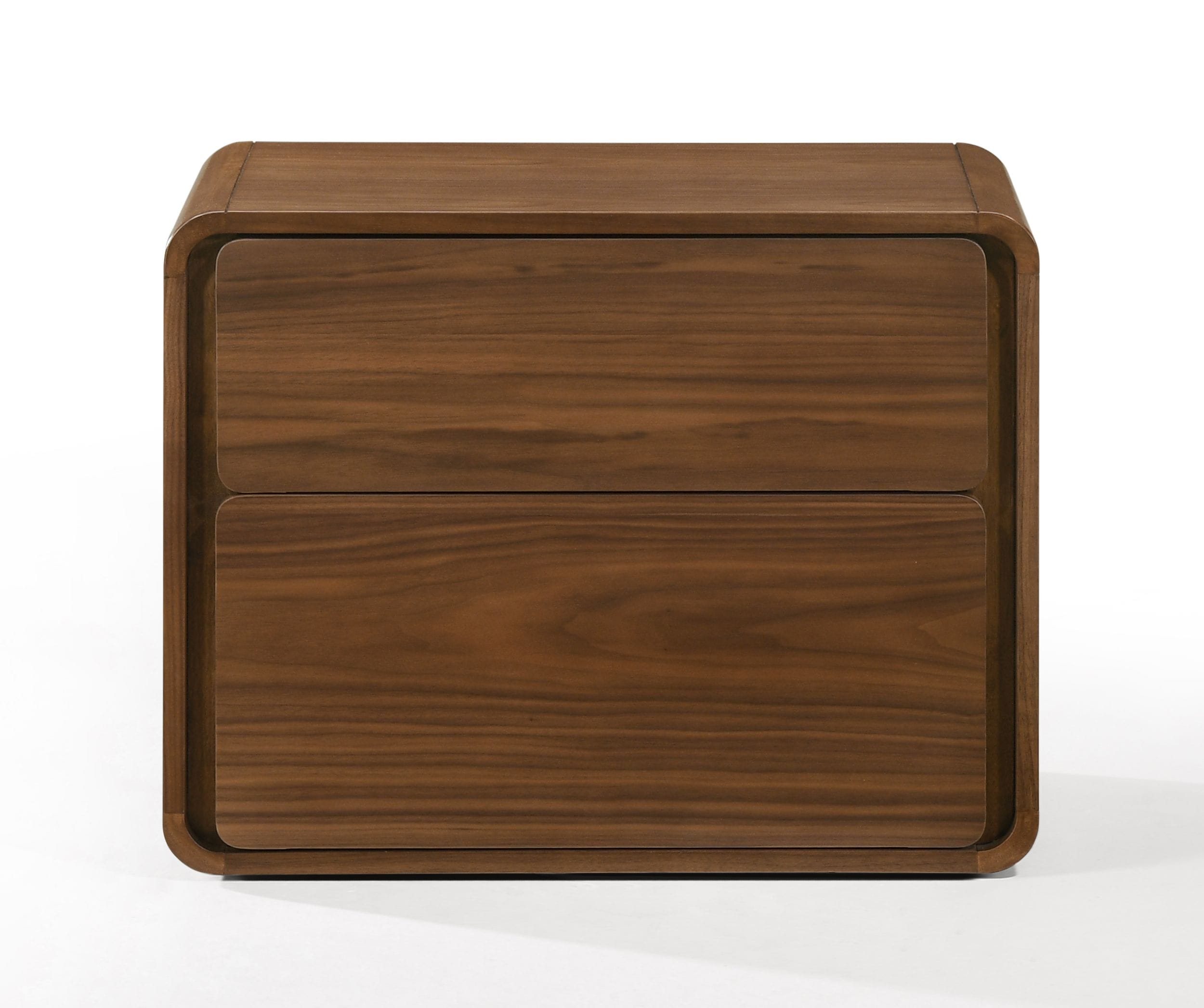 Modrest Dustin - Modern Walnut Nightstand | Atlas Furniture Imports intended for Modrest Dustin Modern Walnut Dresser