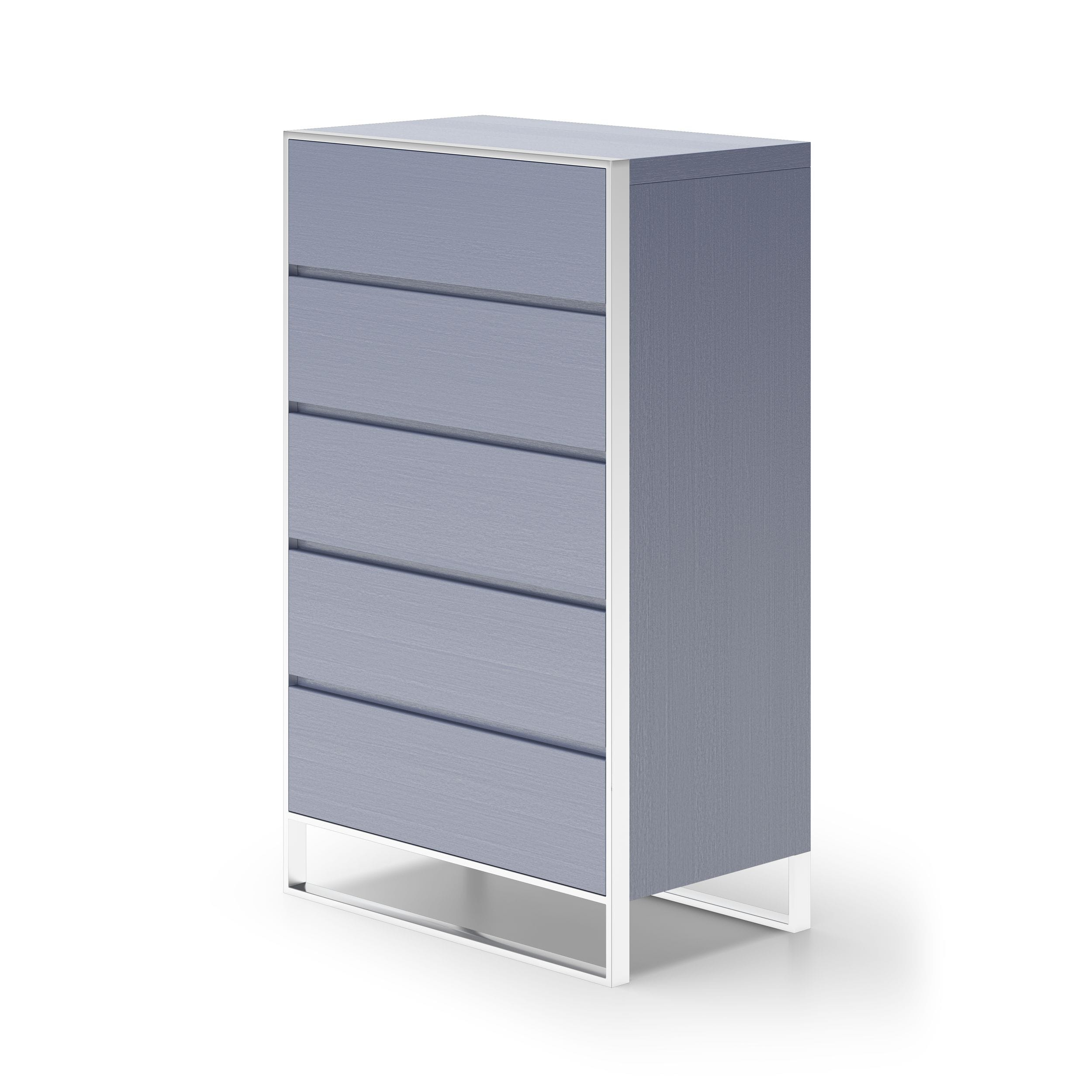 Modrest Jolene - Modern Grey Chest | Atlas Furniture Imports throughout From Dreary to Dressed Up How the Modrest Jolene Transforms a Room