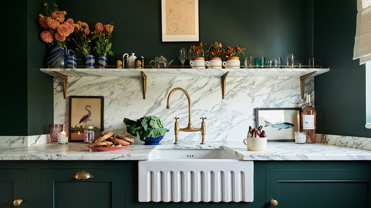 Moss Green Kitchen Cabinets – Kitchen Info with regard to Kitchen Of The Week: Green Walls Bring Bold Style