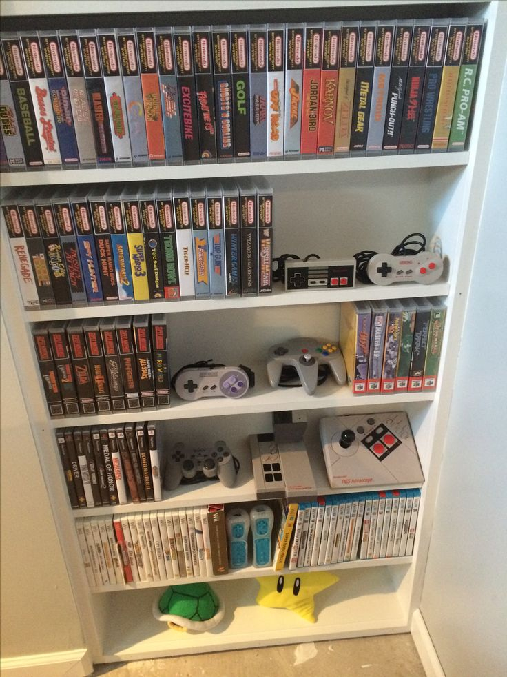 New Shelf For Video Game Collection. | Retro Games Room, Gamer Room Diy ... throughout Shelf For Video Games