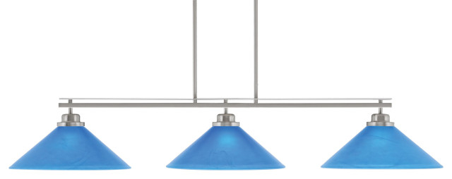 Odyssey 3-Light Island Light, Round Fitter - Contemporary - Kitchen ... intended for How the Odyssey 3-Light Island Light Enhances Your Kitchen Ambiance