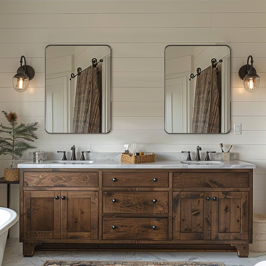 Oil Rubbed Bronze Vanity Mirror Top Hacks For Making Dim Bathrooms with Why Lauren Mirror's Oil Rubbed Bronze is a Timeless Choice for Homeowners