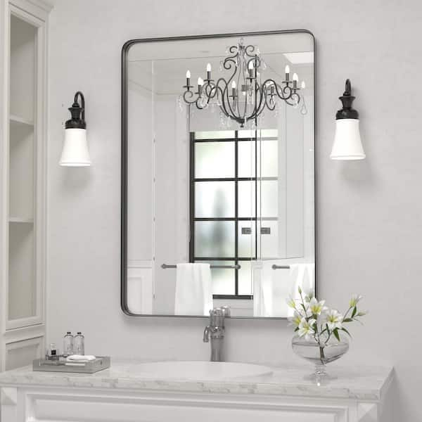 Paihome 22 In. W X 30 In. H Medium Rectangular Metal Framed Wall ... throughout Louisa Medium Scalloped Rectangular Metal Framed Wall Mirror