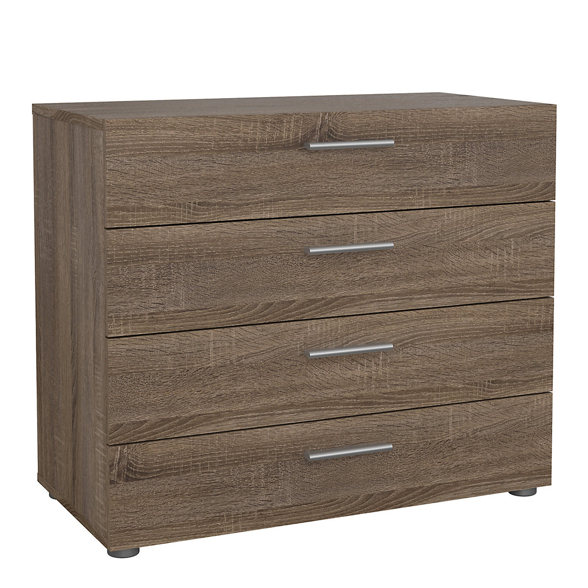 Pepe Chest Of 4 Drawers In Truffle Oak with regard to 4 Drawer Chest Truffle