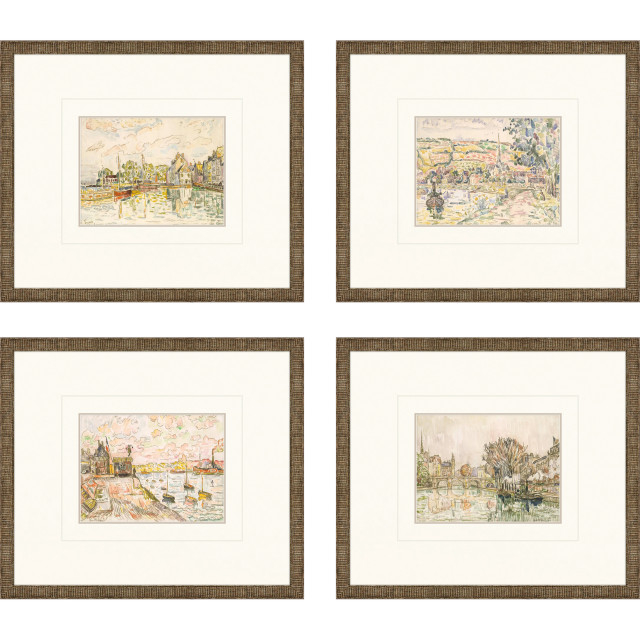 Petite Landscapes Artwork, 4-Piece Set - Contemporary - Prints And ... within Understanding the Unique Appeal of the Color Candy I Artwork Set