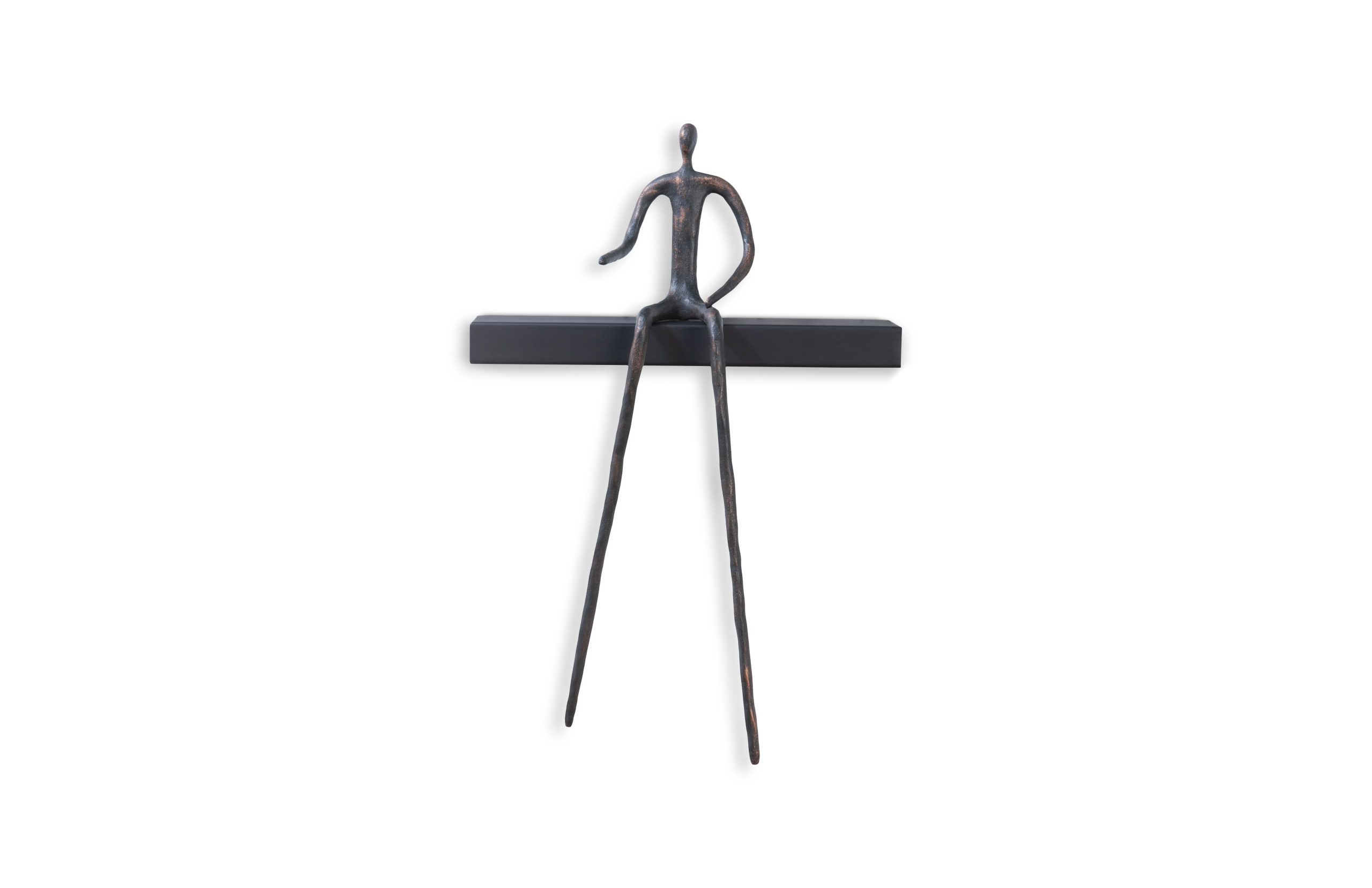 Phillips Collection Moveable Man On Short Shelf Sitting Wall Décor ... in Expert Tips for Using Moveable Man Freestanding on Short Shelves