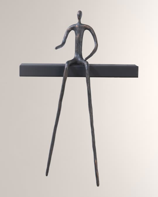 Phillips Collection Moveable Sitting Man On Short Shelf, B | Neiman Marcus intended for Moveable Man On Short Shelf, Standing