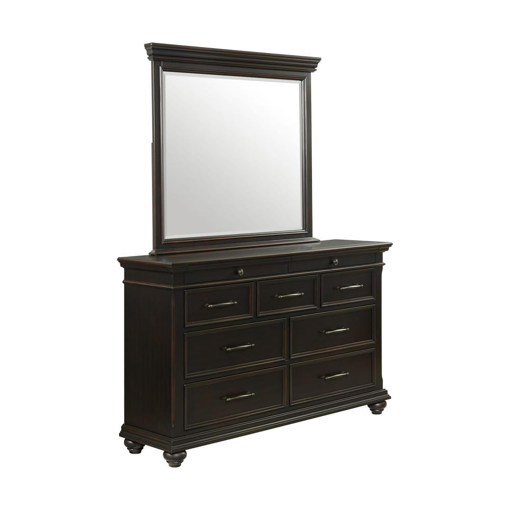 Picket House Furnishings Brooks 9-Drawer Dresser With Mirror In Black ... for Picket House Brooks 9 Drawer Dresser, Gray