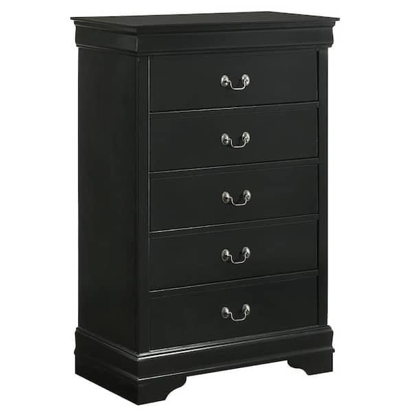 Picket House Furnishings Ellington 5-Drawer Chest In Black B.11458.Ch ... intended for Unpacking the Picket House Furnishings Ellington Cherry Chest Its Intrinsic Value