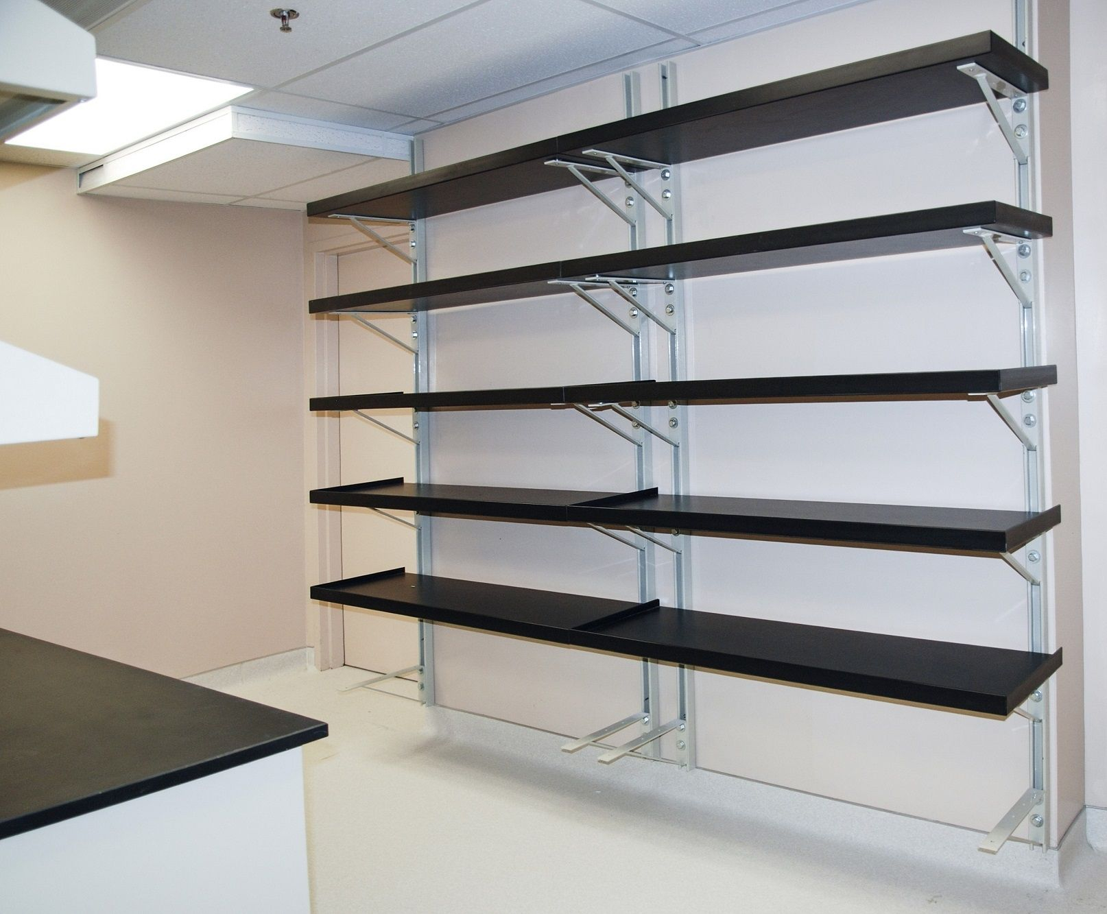 Pin On Wall Shelves | Garage Wall Mounted Shelving, Adjustable Wall ... in Adjustable Shelves Ideas