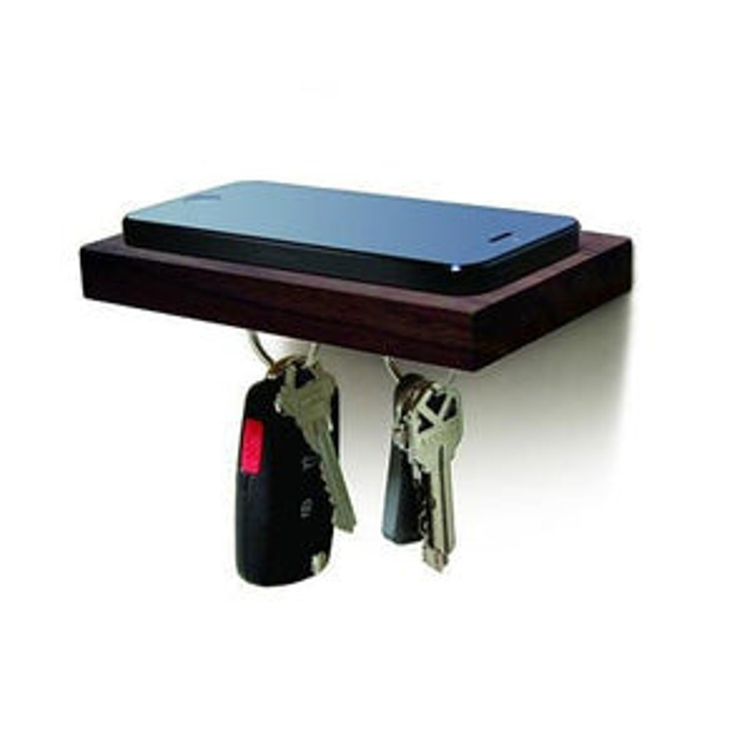 Plank Floating Shelf With A Magnetic Underside For Mobile & - Etsy within Where to Place Your PLANK Floating Magnetic Shelf Black Wisdom