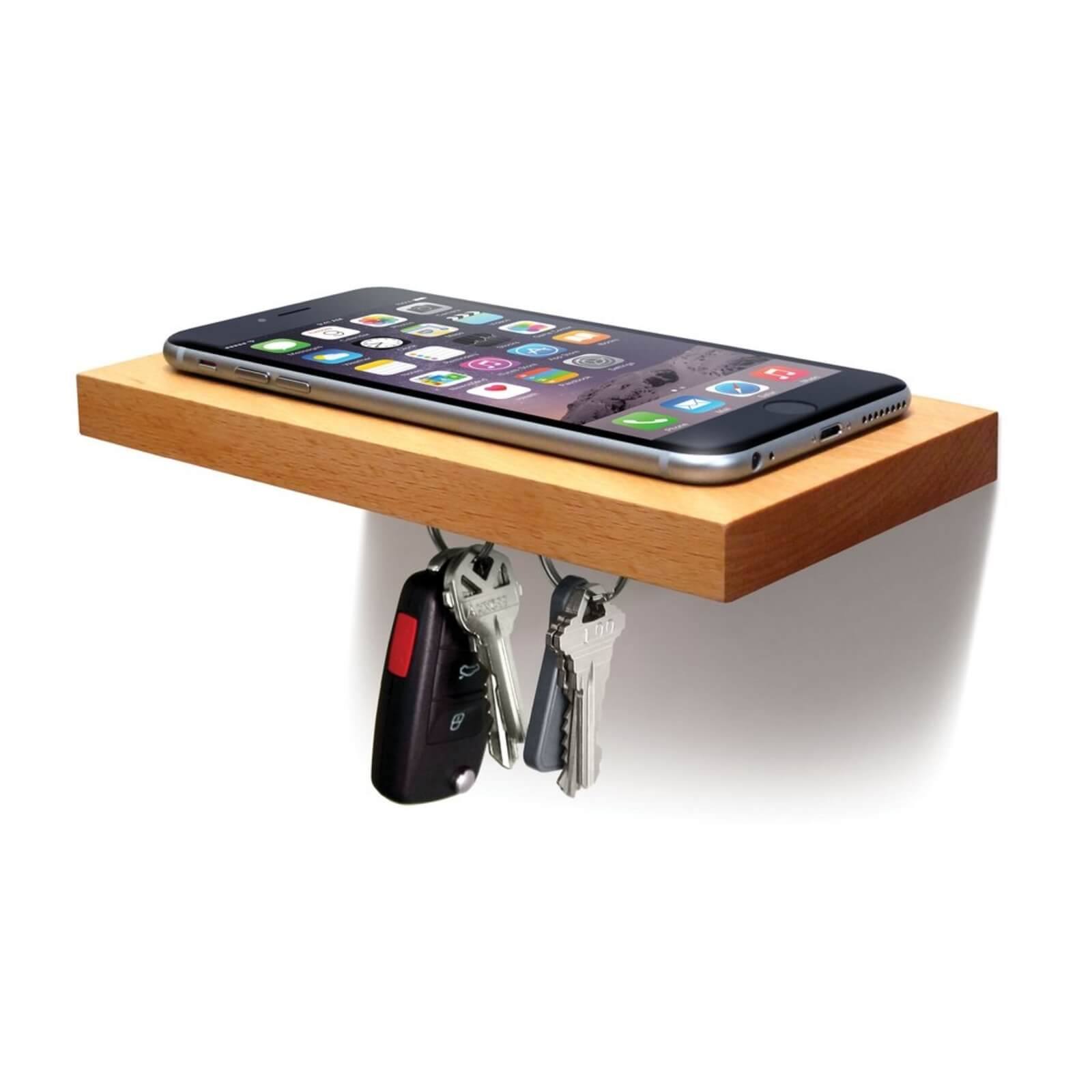 Plank Plus Magnetic Floating Shelf - Neutral | Homebase with regard to Where to Place Your PLANK Floating Magnetic Shelf Black Wisdom