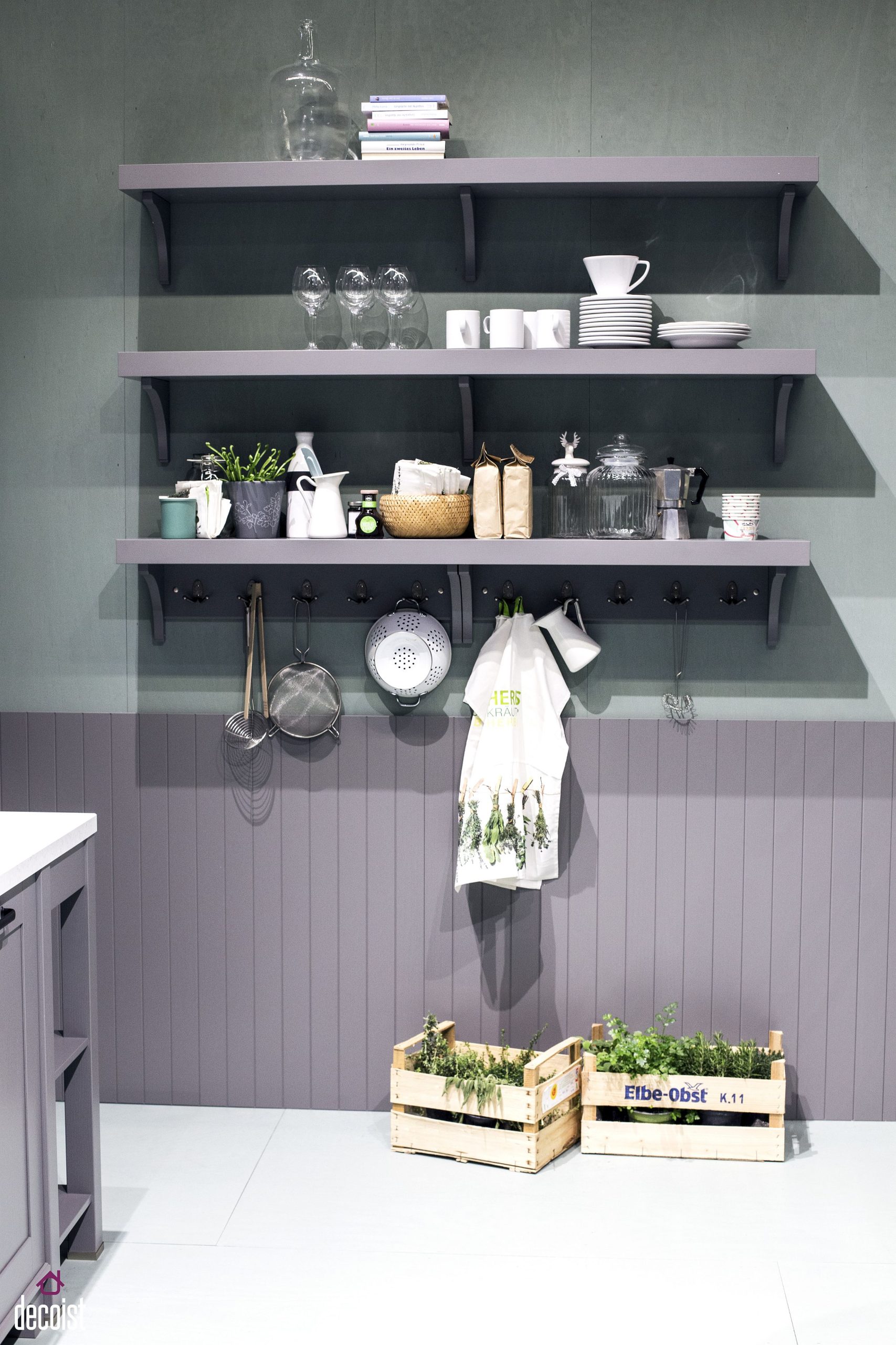 Practical And Trendy: 40 Open Shelving Ideas For The Modern Kitchen for Transforming Your Kitchen with Thoughtful Shelving Layouts
