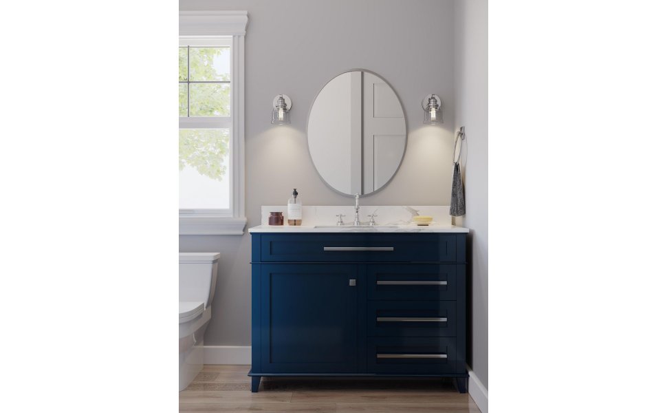 Progress Lighting Ambrose 12.25 In. 1-Light Polished Chrome With Clear ... for Ambrose Collection 5" 1-Light Polished Chrome Clear Glass Bath Vanity Light