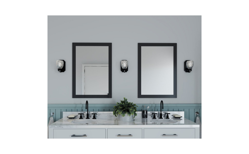 Progress Lighting Anjoux Collection 1-Light Antique Bronze Clear Water ... within Anjoux 2-Light Bath