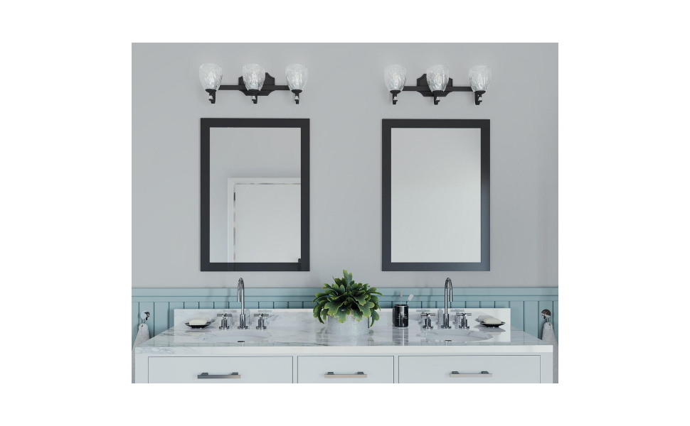 Progress Lighting Anjoux Collection 23 In. 3-Light Antique Bronze Clear ... inside Anjoux 2-Light Bath vs Traditional Light Therapy What You Need to Know