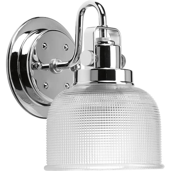 Progress Lighting Archie Collection 5-3/4 In.1-Light Polished Chrome ... within Ambrose Collection 5" 1-Light Polished Chrome Clear Glass Bath Vanity Light