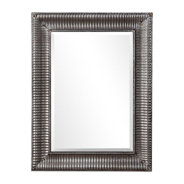 Raw Galvanized Metal Frame Wall Mirror with Beyond the Shine Understanding Galvanized Metal Wall Mirrors