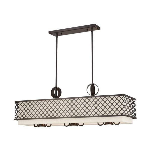 Reviews For Livex Lighting Arabesque 9 Light English Bronze Linear ... with Livex Lightimeridian, 35" 2 Light Linear Chandelier, Bronze/Dark Brown
