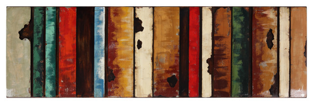 "Rustic Flow 1" Primo Mixed Media Hand Painted 3D Wall Sculpture Metal Wall Art - Contemporary ... inside Rustic Flow 1" How 3D Metal Art Transforms Your Space