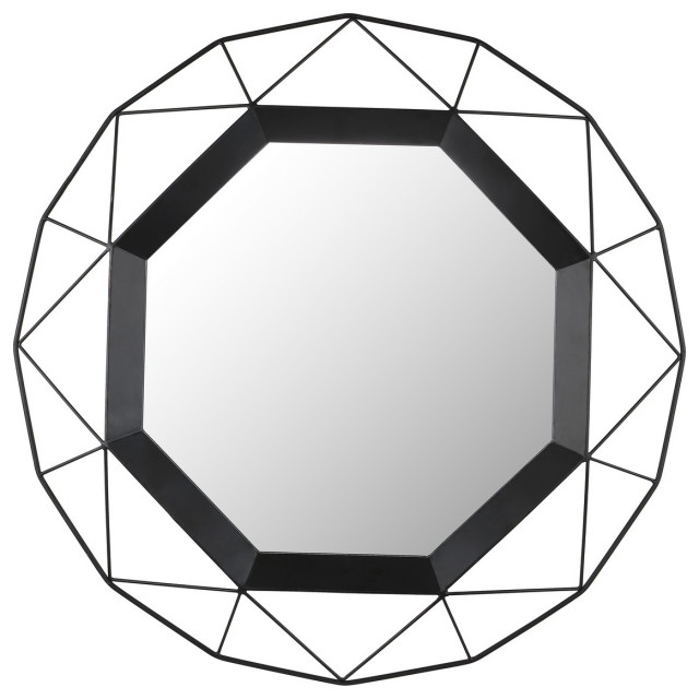 Safavieh Amandra Mirror, #N/A - Transitional - Wall Mirrors - By Safavieh | Houzz intended for Safavieh Cala Mirror Black