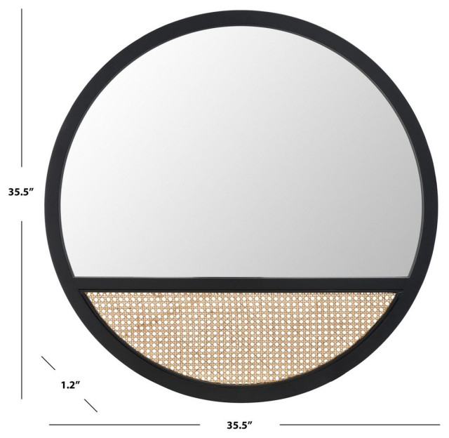Safavieh Derby Mirror, #N/A - Tropical - Wall Mirrors - By Safavieh | Houzz within Beyond Reflection Understanding the Safavieh Cala Mirror Black Craftsmanship