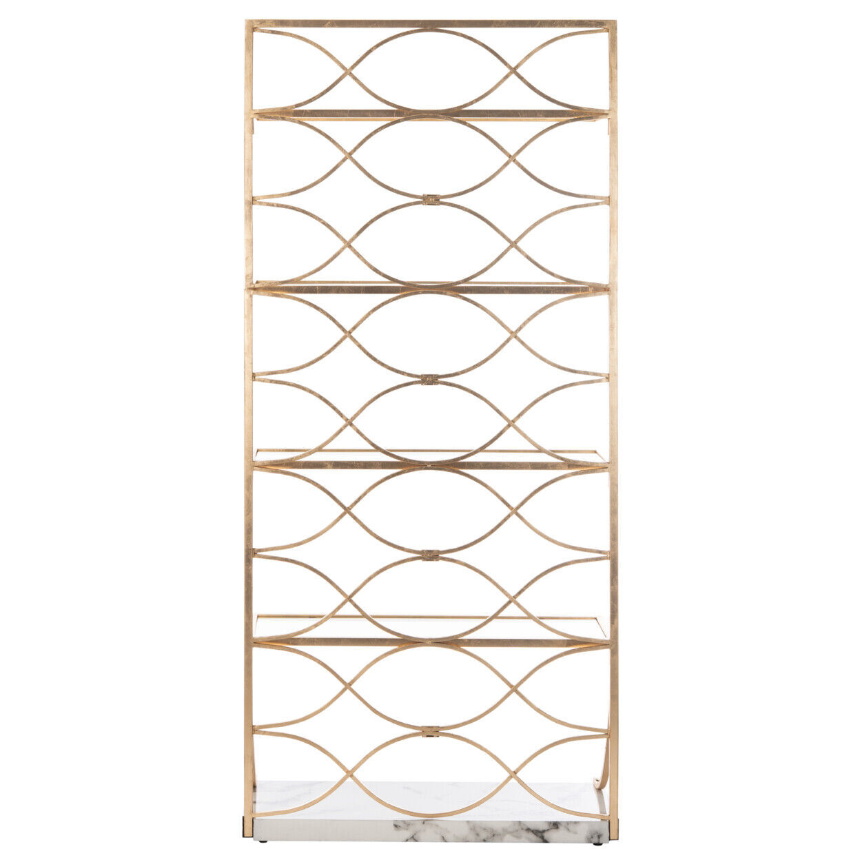 Safavieh Spano 4 Glass Tier Marble Base Etagere - Gold/White (Fox6299B) For Sale Online | Ebay inside A Deep Dive into the Safavieh Spano Gold and Black Etagere