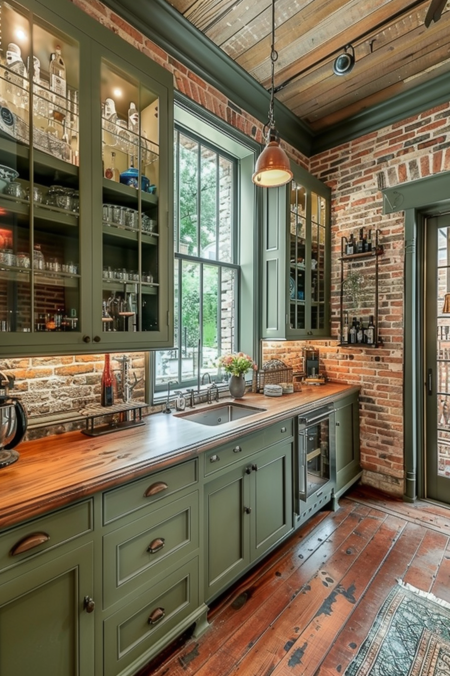 Sage Green Kitchen Wall Decor Ideas – Artofit with Kitchen Of The Week: Green Walls Bring Bold Style