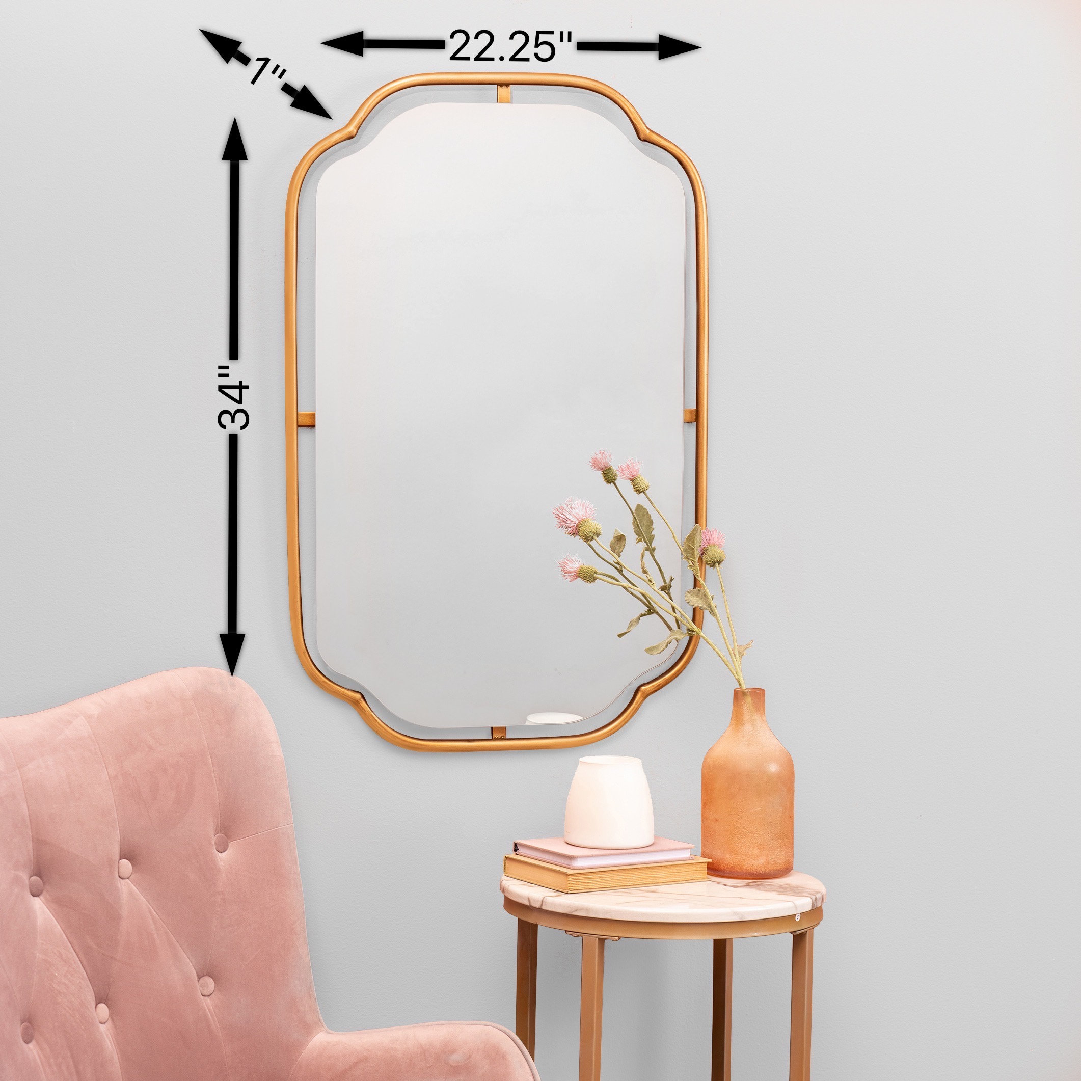 Sebastian Wall Mirror - Contemporary - Wall Mirrors - By Cooper Classics | Houzz inside Finding the Perfect Fit Choosing a Sebastian Wall Mirror for Your Home