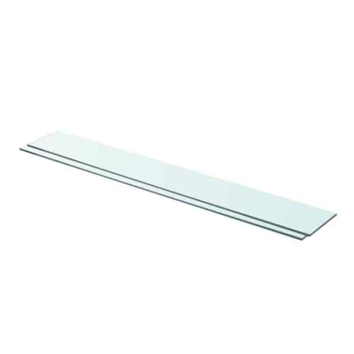 Shelves 2 Pcs Panel Glass Clear 35.4"X4.7" Vidaxl | Ebay intended for Understanding the Vidaxl Clear Glass Shelf Panel 35.4"x4.7" for Your Space