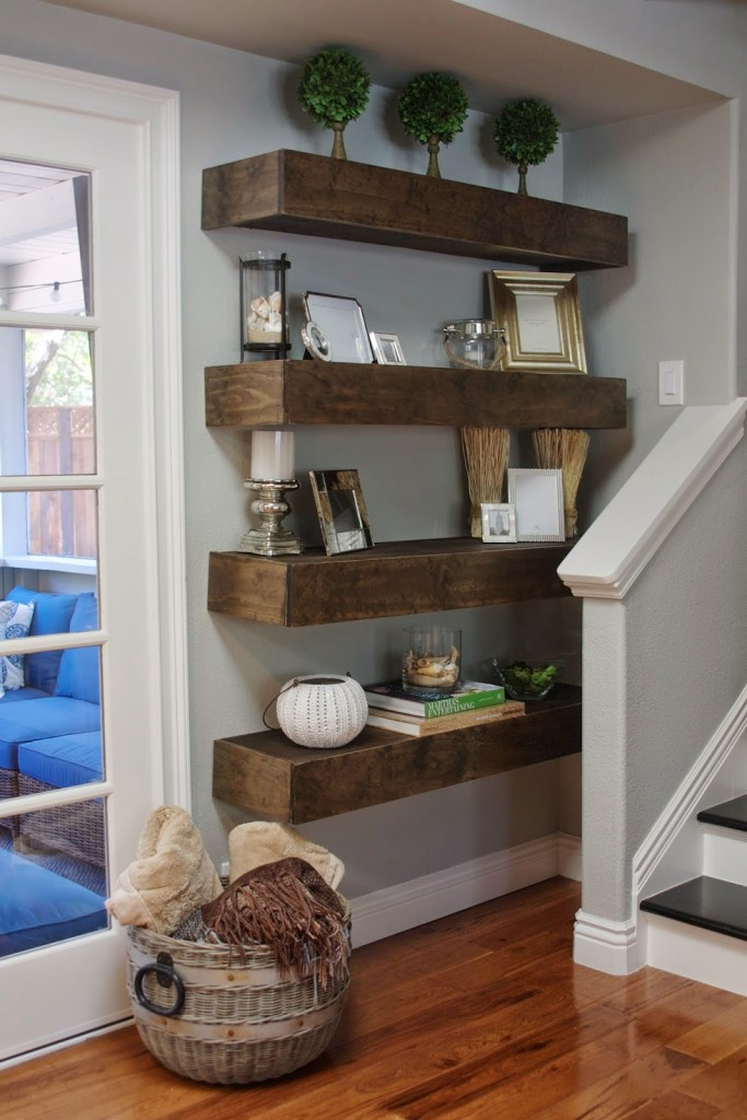 Simple Diy: Floating Shelves Tutorial + Decor Ideas | Simply Organized for How to Create a Custom Floating Shelf That Actually Works