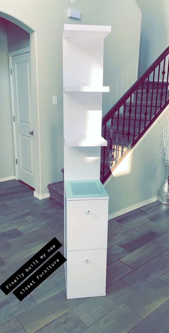 Slaystation® Natalie Column With Drawers | Drawers, Impressions Vanity ... pertaining to Slaystation Natalie Mirrored Column, Light Pink