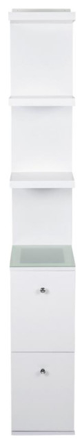 Slaystation Natalie Column With Drawers - Transitional - Display And ... regarding Slaystation Natalie Column With Drawers, Light Pink