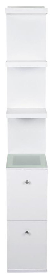Slaystation Natalie Column With Drawers - Transitional - Display And ... within Slaystation Natalie Column With Drawers, Light Pink