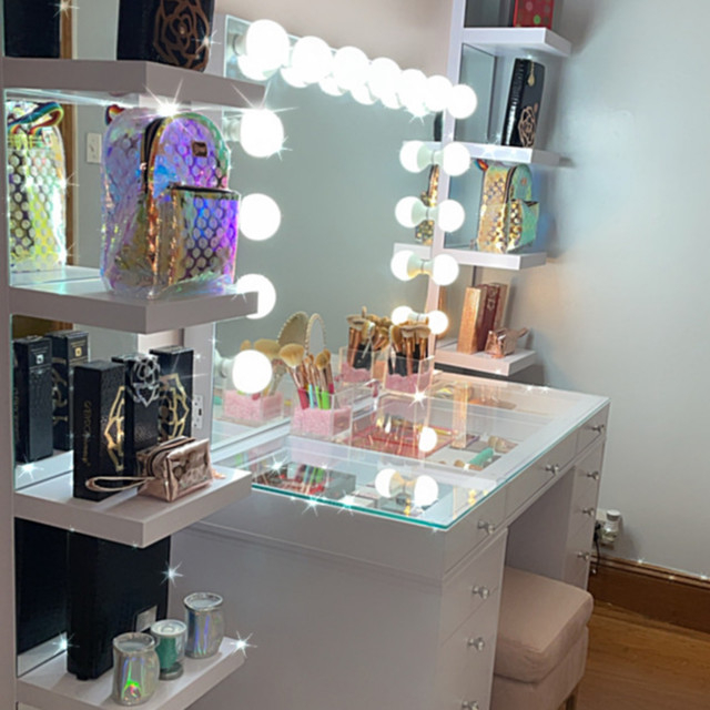 Slaystation Natalie Mirrored Column - Contemporary - Display And Wall ... in The Craftsmanship Behind the SlayStation Natalie Mirrored Column, Light Pink Edition
